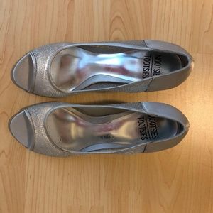 Sparkling Silver Shoes